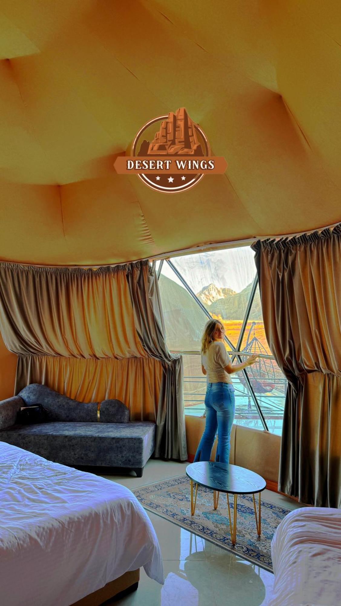 Rum Wings Bubble Luxury Camp Wadi Rum Exteriör bild