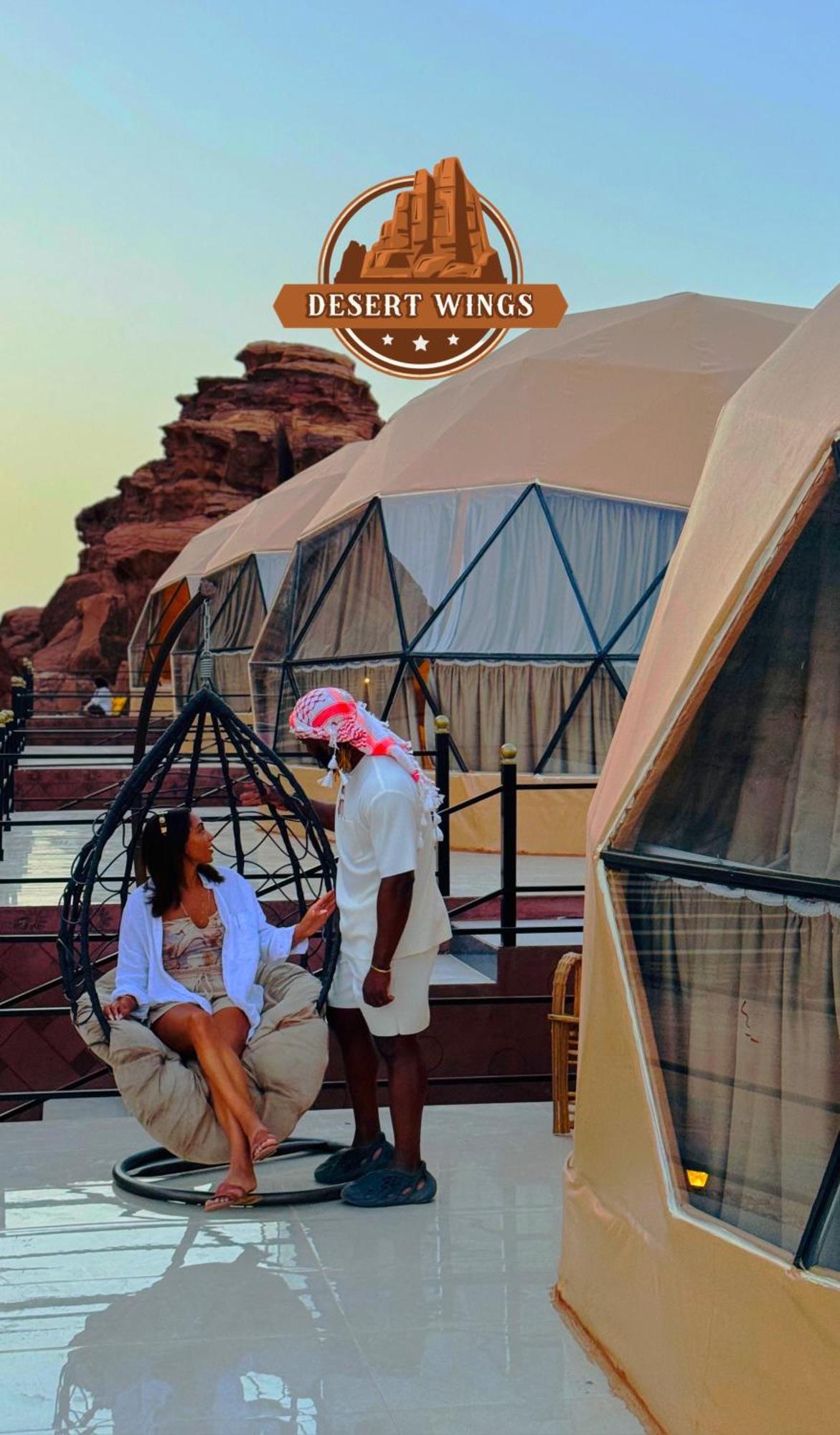 Rum Wings Bubble Luxury Camp Wadi Rum Exteriör bild